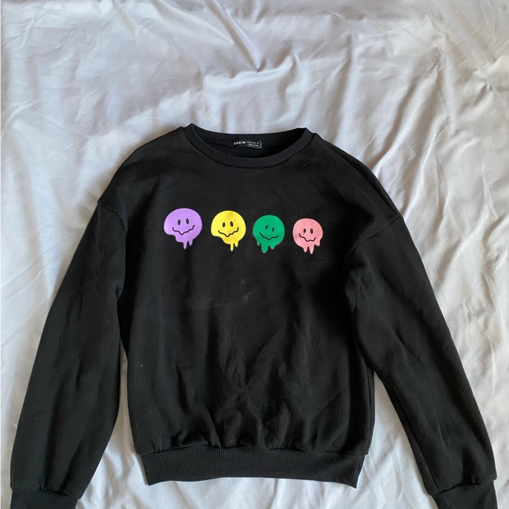 Graphic print SHEIN crewneck